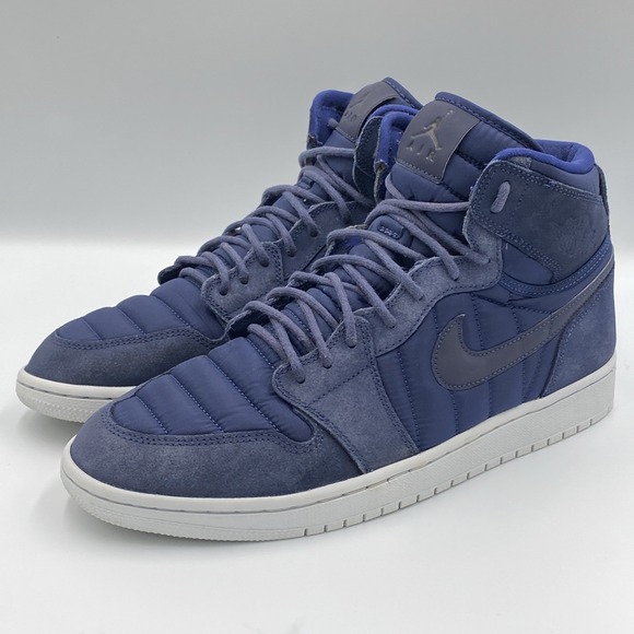 Jordan Other - Nike Air Jordan 1 High Strap Retro Midnight Navy Shoes Men's Size 12 342132-400